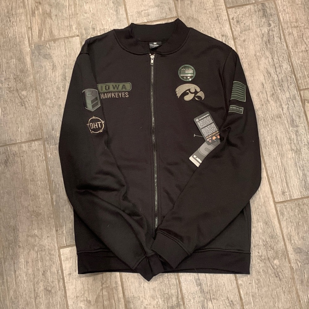 NWT Iowa Hawkeyes Zip Sweatshirt